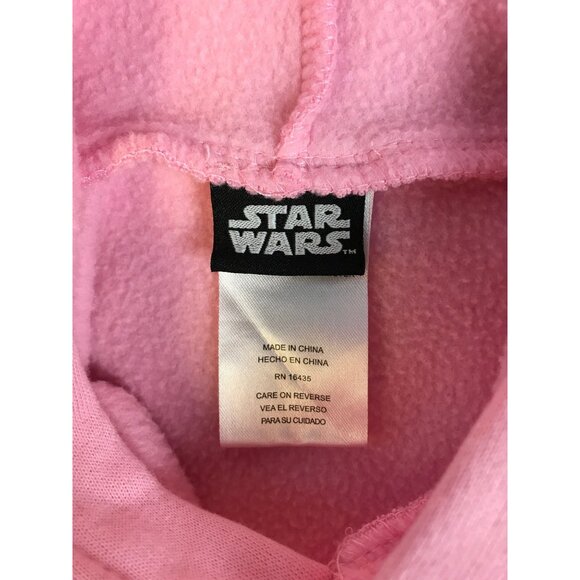 Star Wars Girls Pink Baby Yoda Hoodie Size 5 - Picture 5 of 7